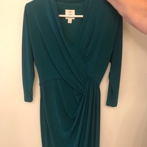 Turquoise/peacock cocktail dress